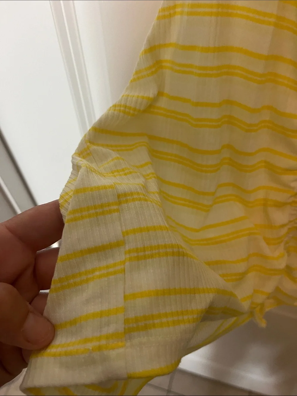 Yellow Striped Girls' Halter Top - Sugar & Jade